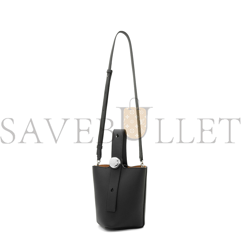 l*ew* mini pebble bucket bag in soft grained calfskin aanbbbmx02 (19.5*16*16cm)